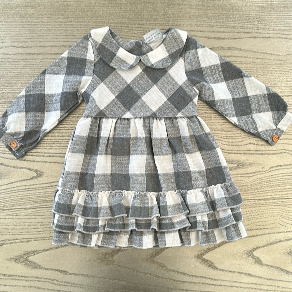 Emma Jean Plaid Dress 3T